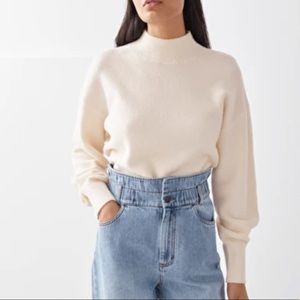 &other stories Mock Neck Sweater New